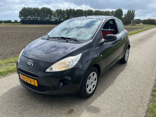 Ford Ka 1.2 2011 Zwart Elek. Ramen + spieg. Airco