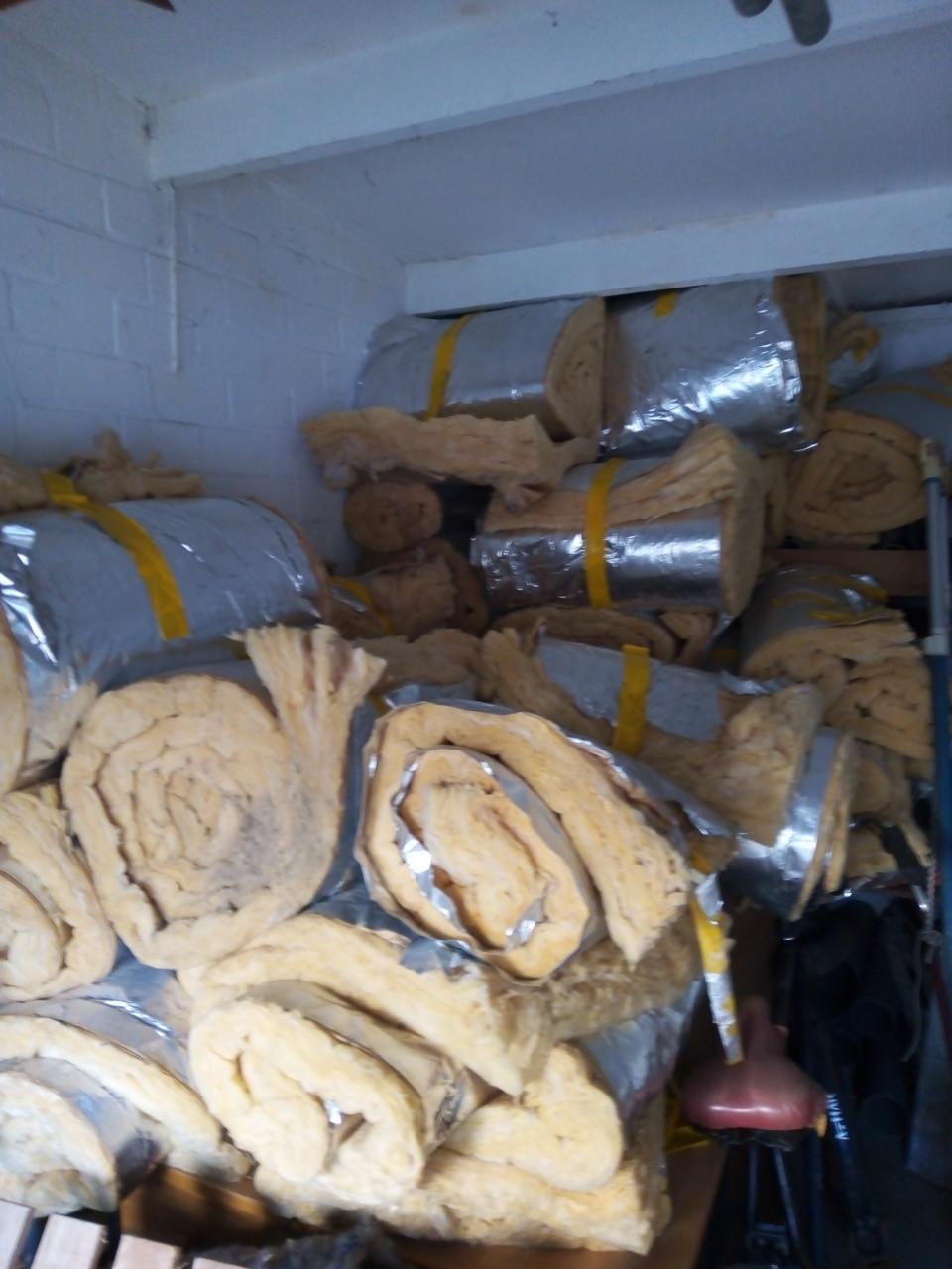 Glaswol isolatie rollen