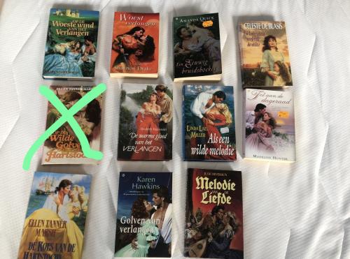 10 historische romans (oa Jude Devereaux, Shannon Drake