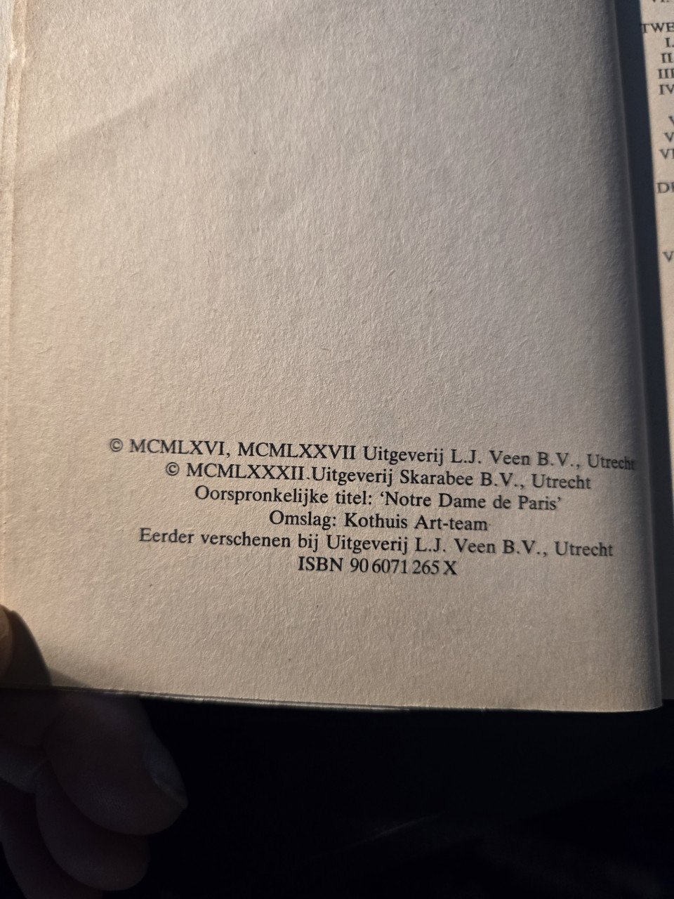Boek: De klokkenluider van de Notre Dame  1982  Hugo, Victor