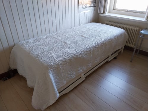 1 persoons bed met onderschuifbed