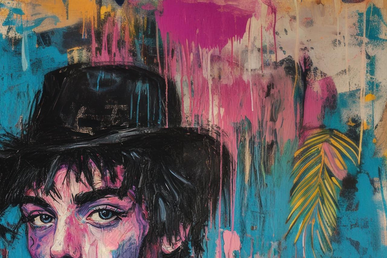 " Match "  unieke XXL 1/1 Giclee op 100% katoenen canvas Formaat: 100 x 150