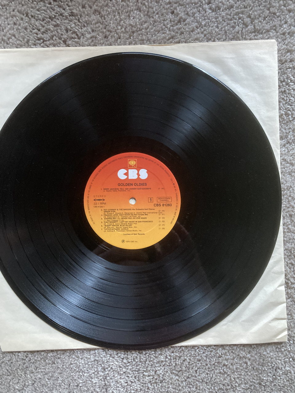Lp Diverse artiesten Golden Oldies CBS S 81283 1976