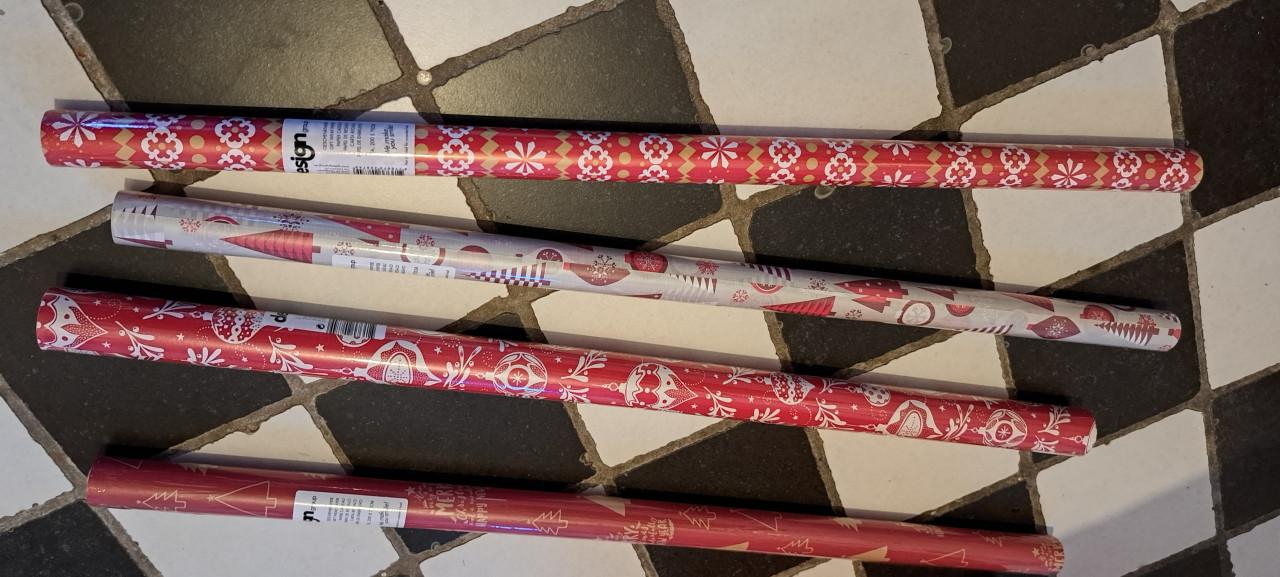 Kerst inpak papier 48 rollen