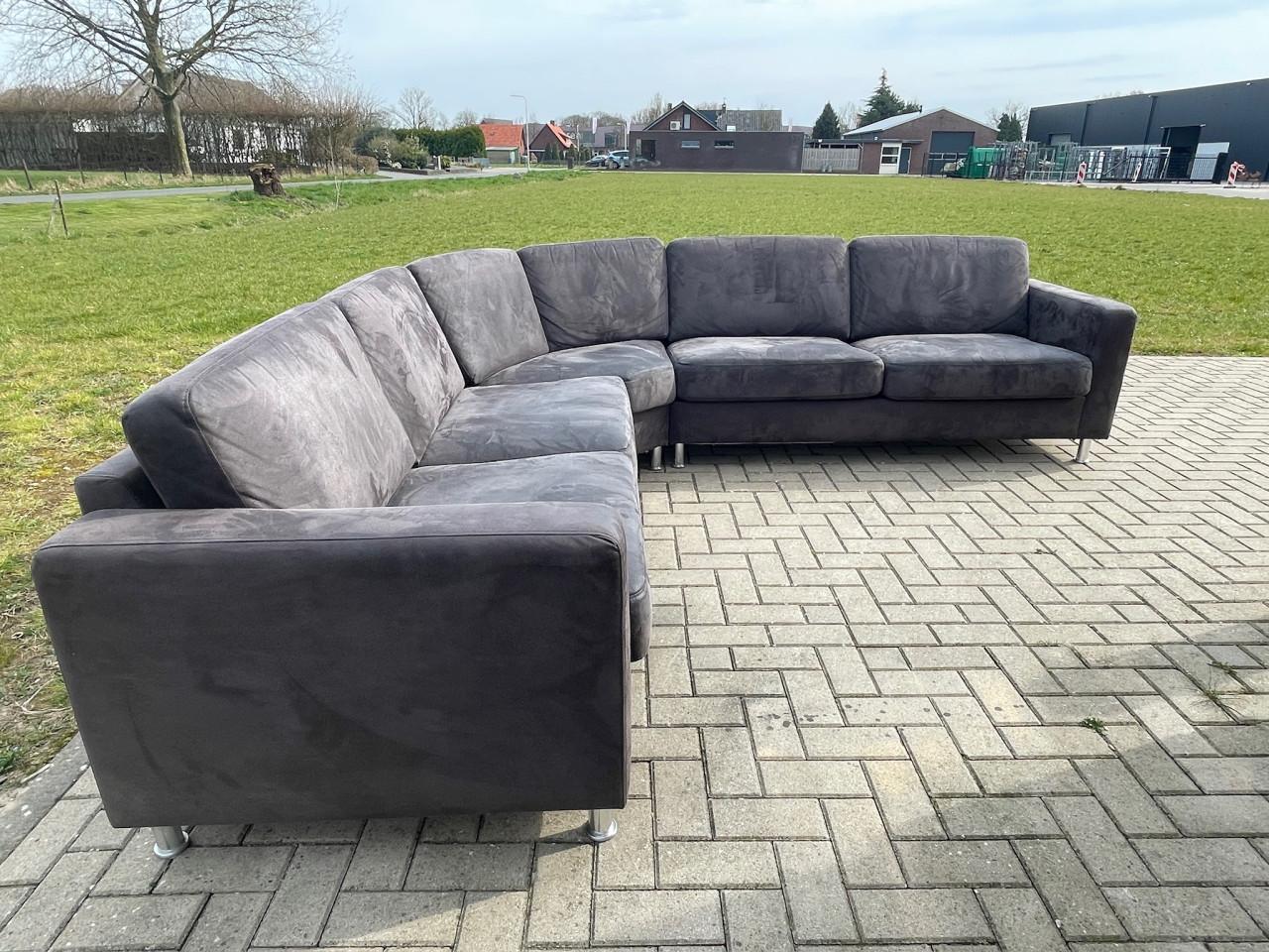 GRATIS LEVERING HEEL NL Mooie Grote Stoffen Hoekbank