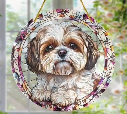 Wandhanger shih tzu - boomer hondje