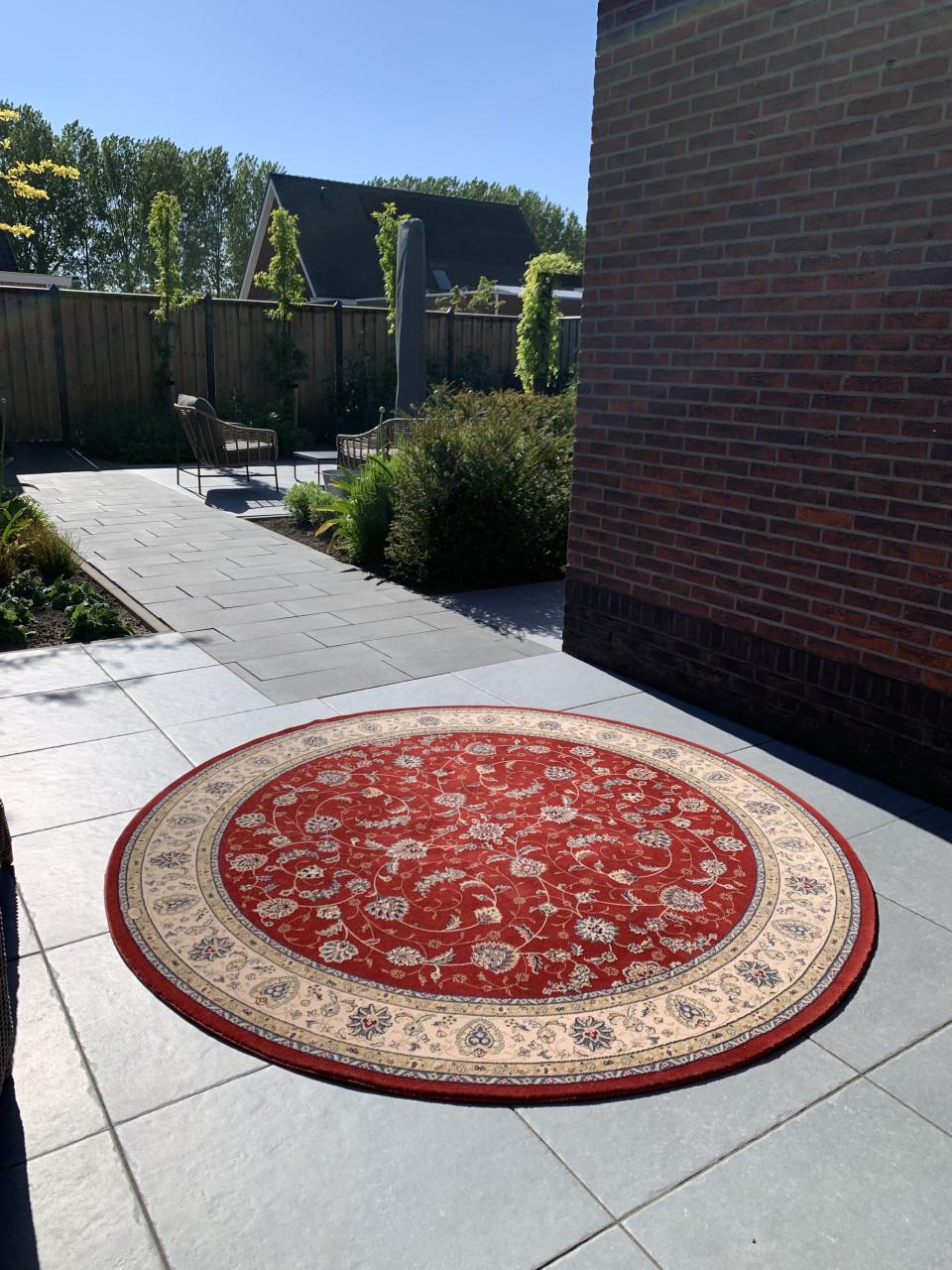 ❣️Schitterend Sfeervol Rond Vintage Vloerkleed in Nieuwstaat❣️