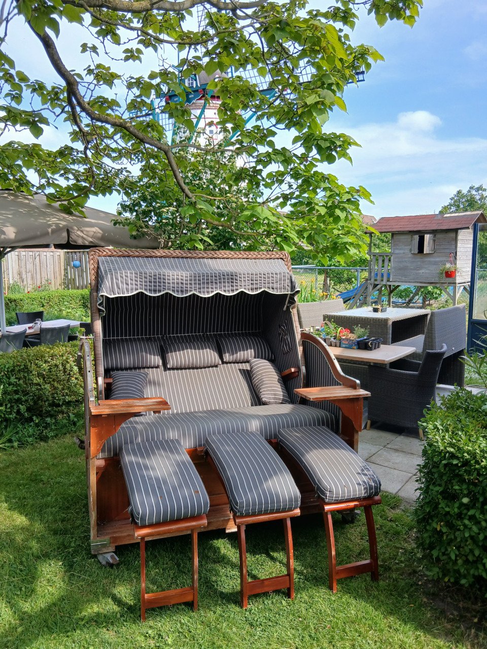 Tuinstoel(bank).