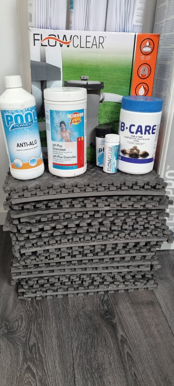 Compleet zwembad 300 x 200 cm met vele extra's