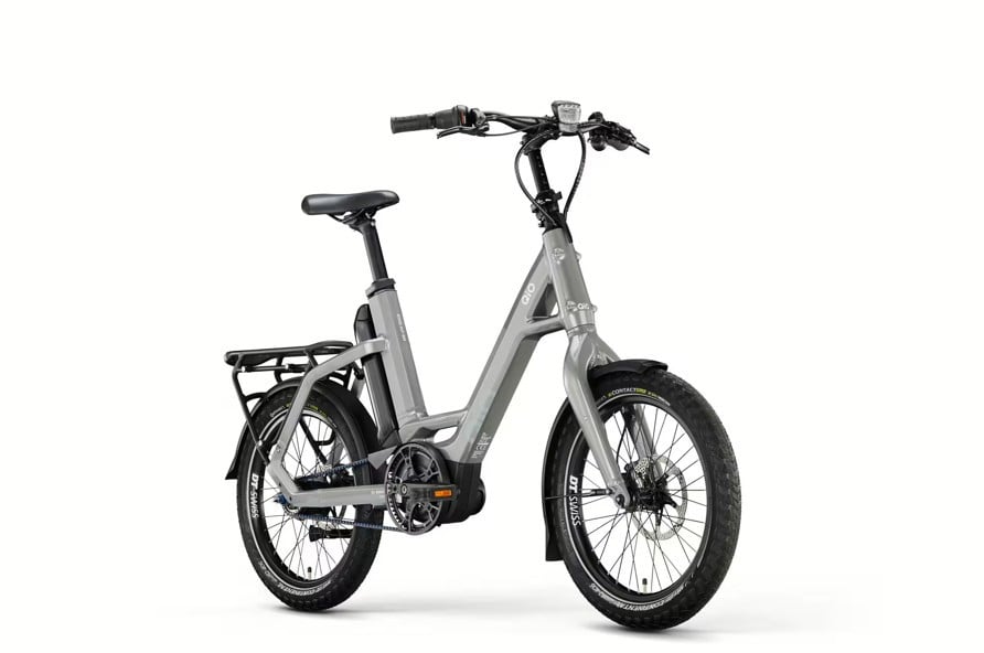 Nu HOGE Korting !!!! Compacte E bike QIO eins ap-8r met Bosch middenmotor