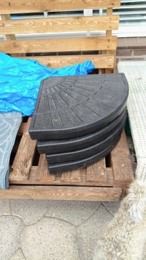 Parasoltegels zweefparasol 4st