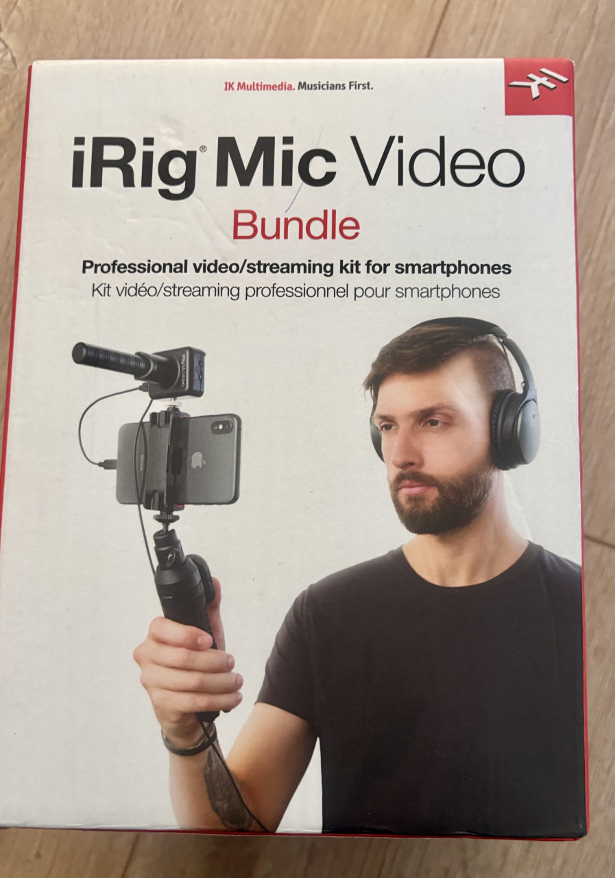 Irig Mic Video Bundle voor smartphones, professioneel video/streaming kit