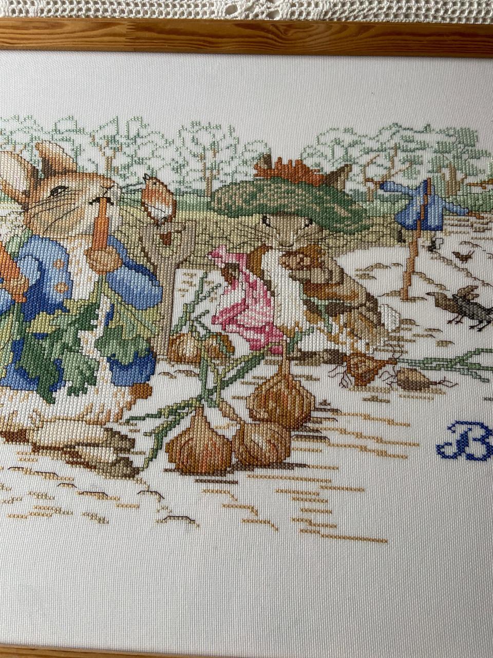 Peter Rabbit wandkleed