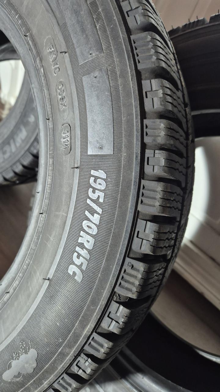 4x Michelin winterbanden 195/70 R15C – goede staat