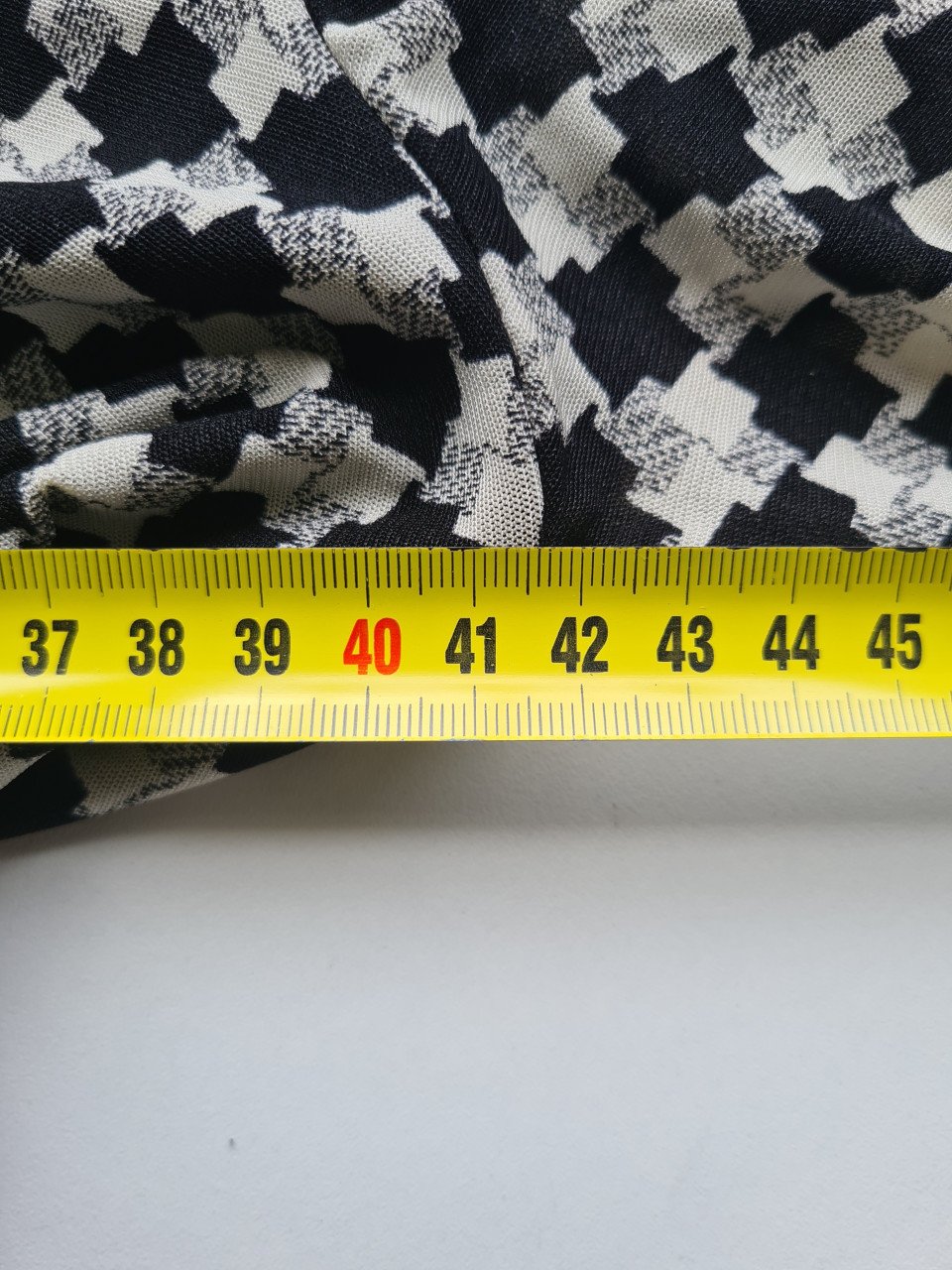 Nieuw! Pied de poule zwart-wit tuniek Luxe Collection Paris  Maat M