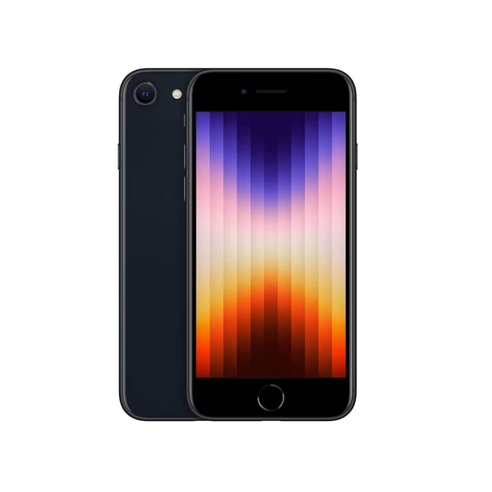Refurbished Apple iPhone SE 3 | 2022 model | 128 GB | Zwart | Met Garantie!