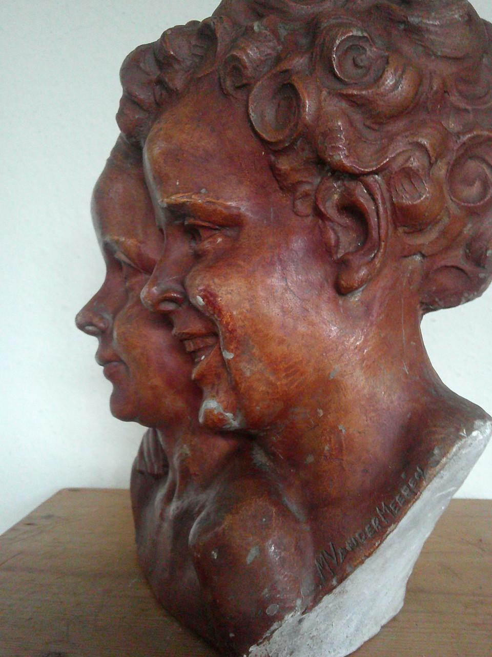 BROER EN ZUS,NOG EEN GESIGNEERDE MAURICE VAN DER MEEREN