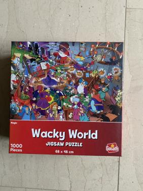 Puzzel Wacky World Jigsaw Puzzle Magic z.g.a.n. slechts 1 keer gelegd