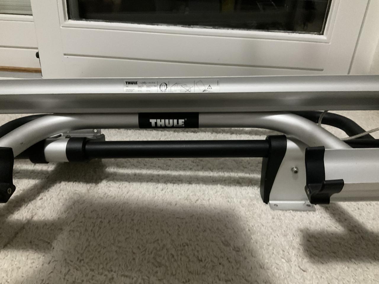 Fietsendrager voor op caravan dissel