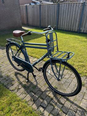Spirit transportfiets heren, nieuwe binnen- en buitenbanden