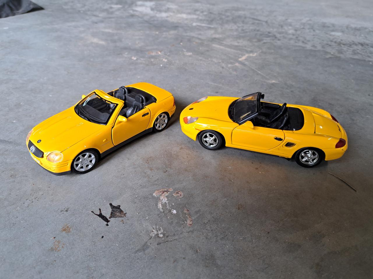 Modelauto Porsche & Mercedes 1:24