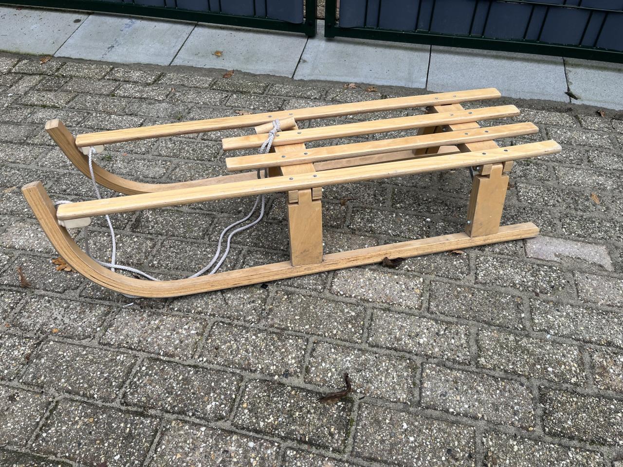 Slee opvouwbaar van hout