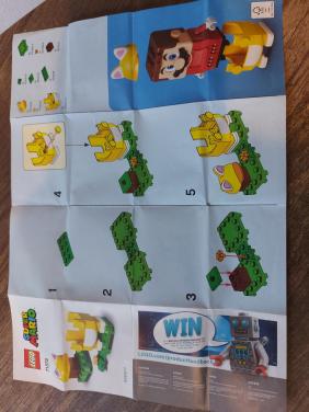 Lego Super Mario 71372 Power-up pak Cat compleet excl. Mario en excl. doos