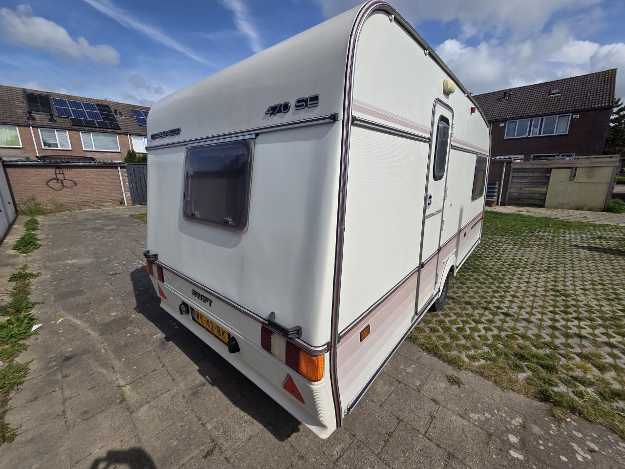 Swift challenger 470 met voortent