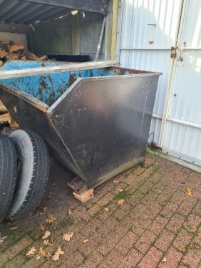 Kiepbak voor op heftruck
