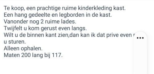 Kinderkledingkast