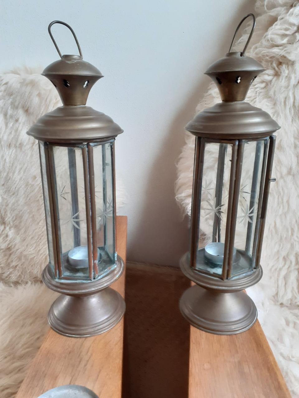 2 mooie lantaarns voor binnen
