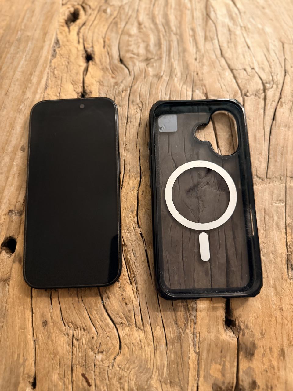 Iphone 16 als nieuw (Zwart & 256GB)