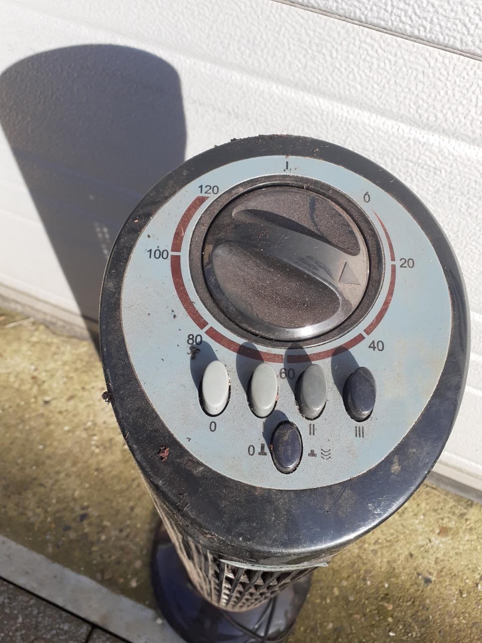 5 x VENTILATOR - Vintage verchroomd! & Rechte & Vierkante Ventilator