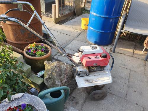 Nette goedlopende tuinfrees