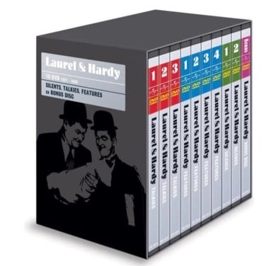 18 DVD box van Laurel & Hardy