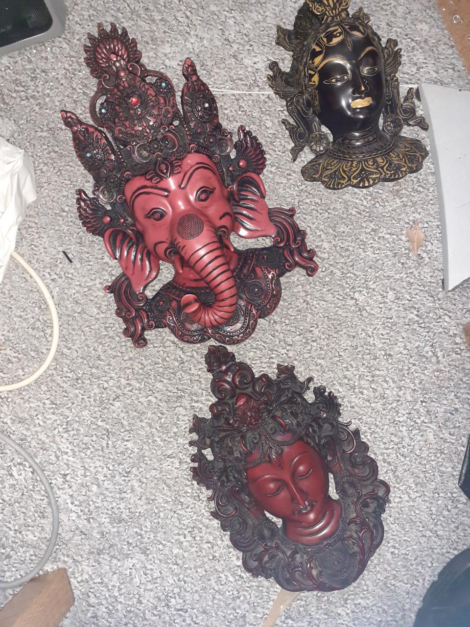Hindoe Art uit INDIA...2 x doos - partij Diverse beelden