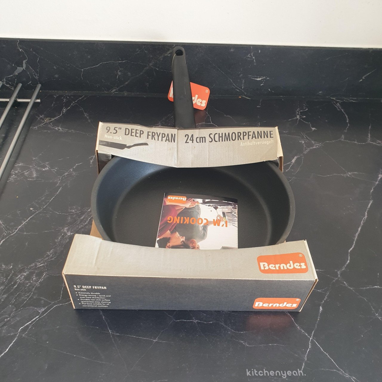 Nieuwe Berndes Injoy smoor/koekenpan 24 cm 9.5 Deep Frypan
