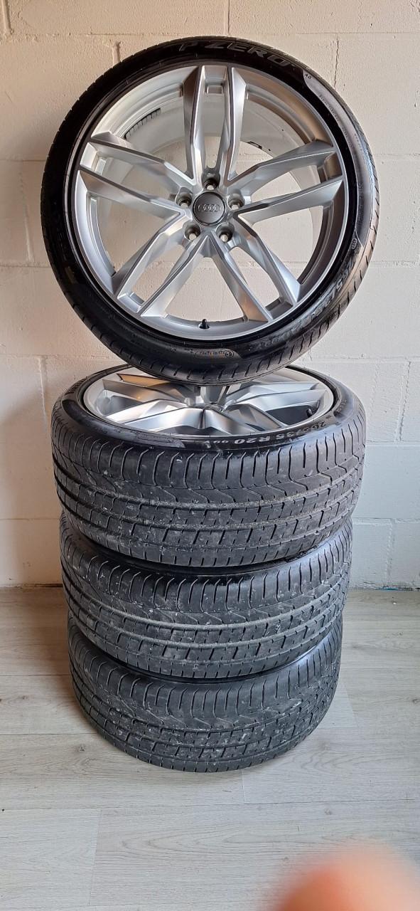 Originele Audi A6 S6 C7 20'' velgen + 7mm banden 4G9601025N