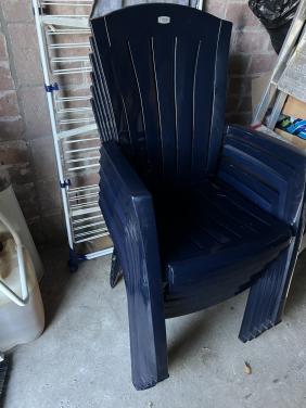 Nieuwe Tuinstoelen 6 stuks van hoogwaardig kwaliteit met kussen