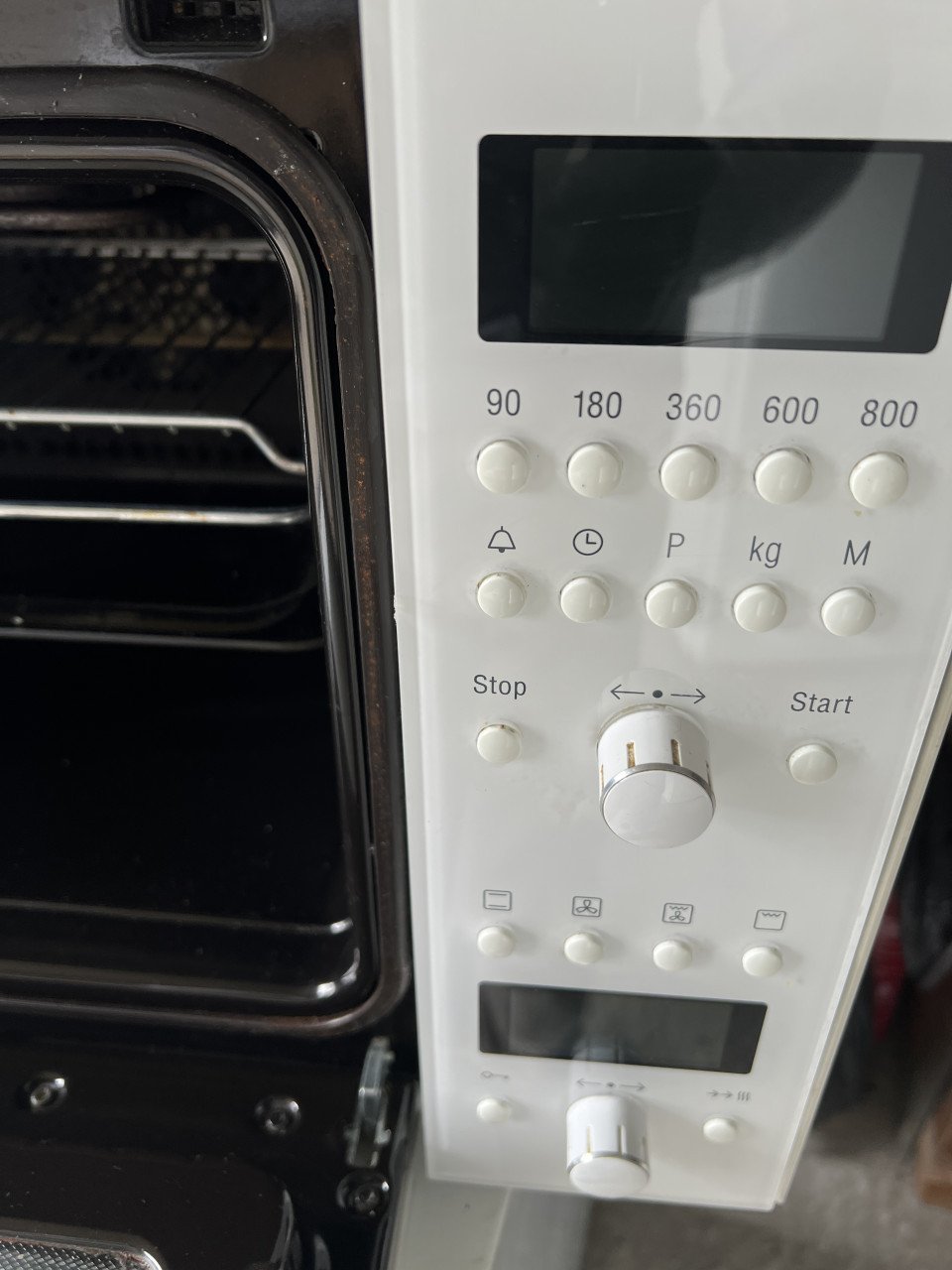 Bosch combi magnetron met hetelucht oven 55x38 cm.
