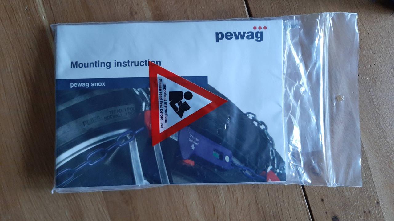 Nieuwe sneeuwkettingen.