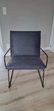 Blauwe fauteuil