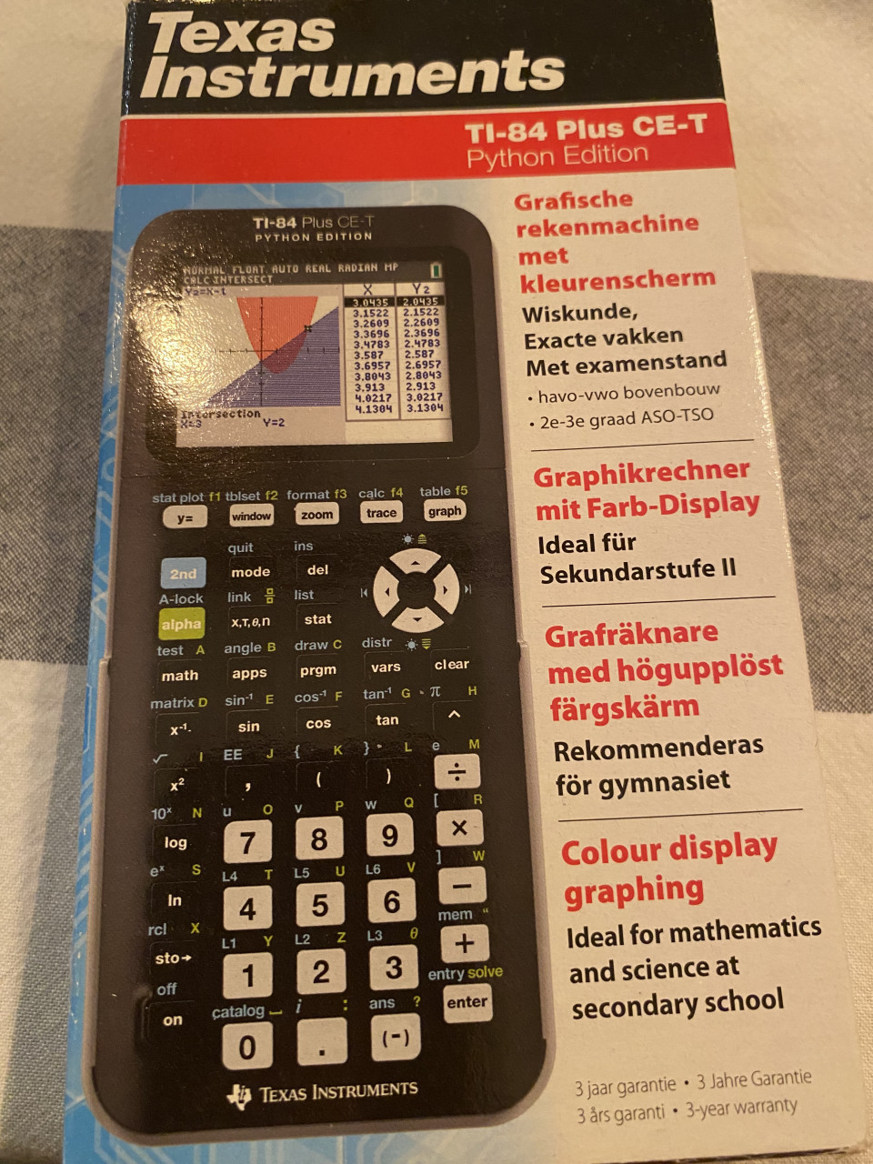 Grafisch rekenmachine Texas intruments ti-84 plus CE-T