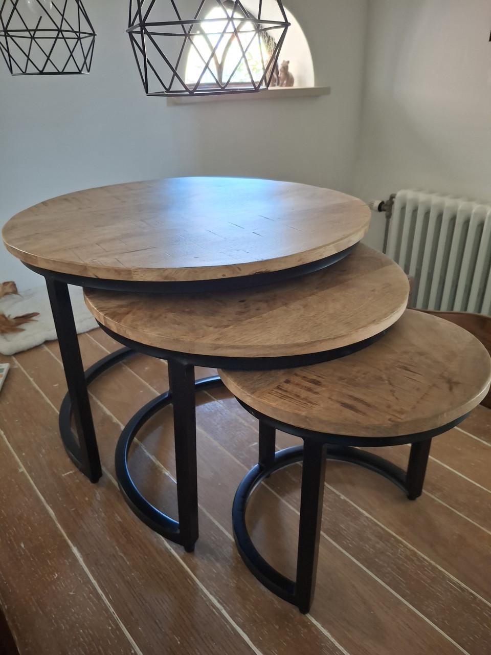 Set van 3 tafeltjes