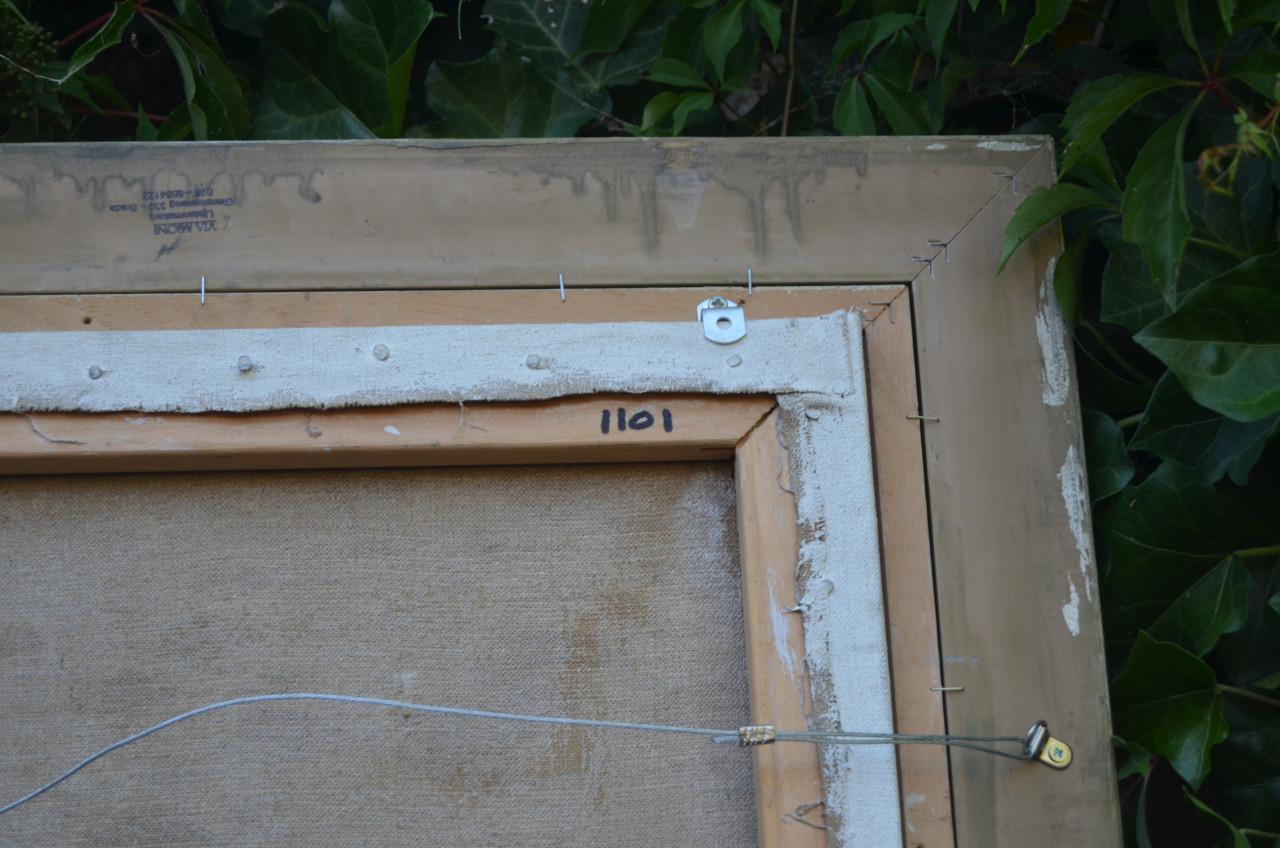 Fraai schilderij Frans J. Joosen ( Tilburg 1932 - 2021) 'Drie figuren'