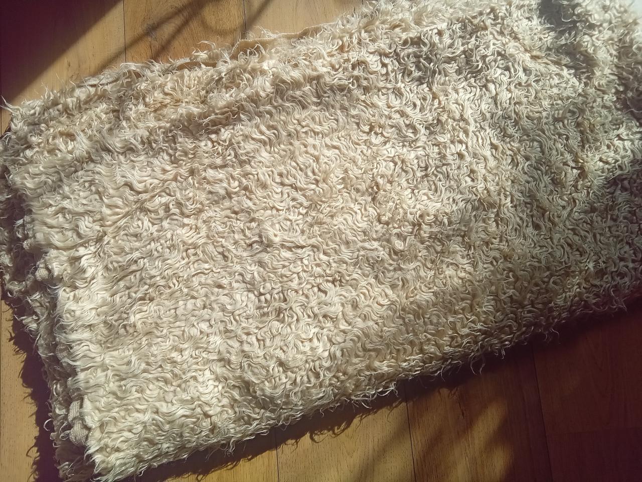 Vintage bedsprei 'vacht'