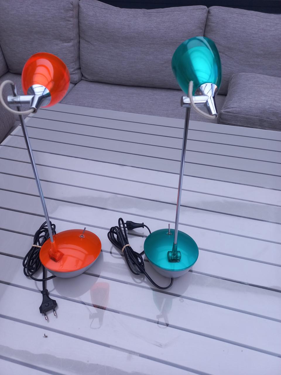 2 X prachtige Tafellampen CG Lighting ltd/swan 613. 12v