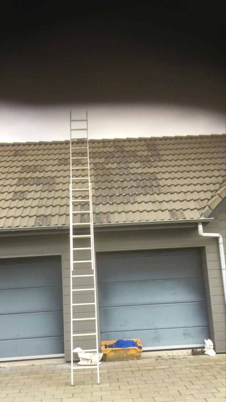 Tweedelige alluminium ladder