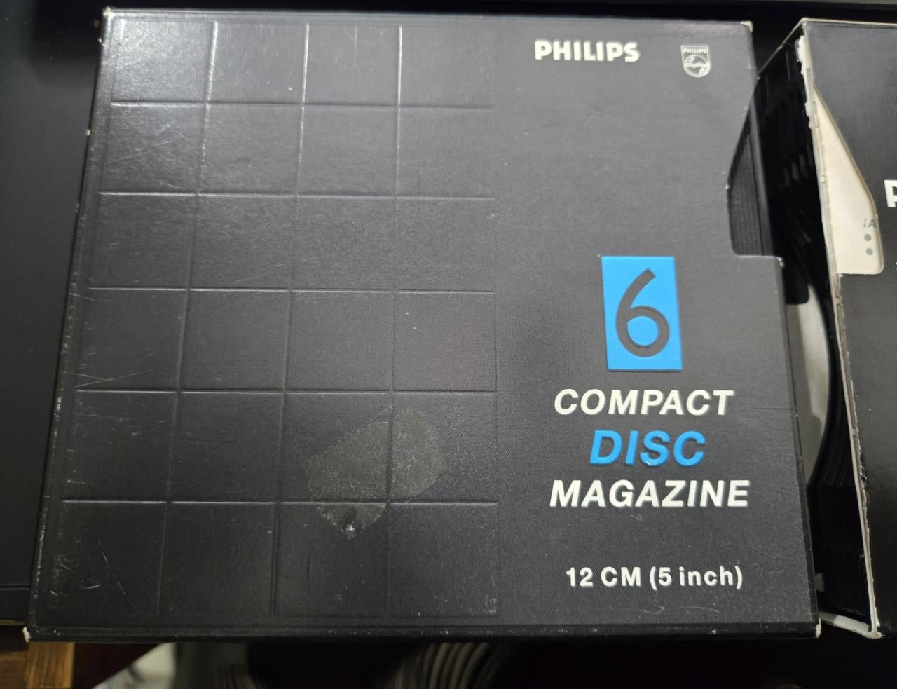 2 stuks Philips SBC3590 Compact Disc Magazine (cartridge),6CD's