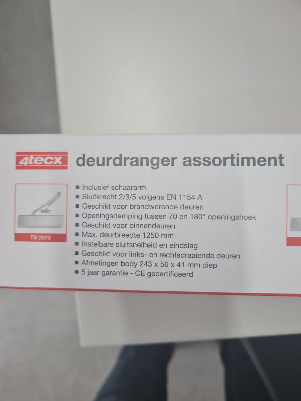 3x nieuwe deurdranger! In doos